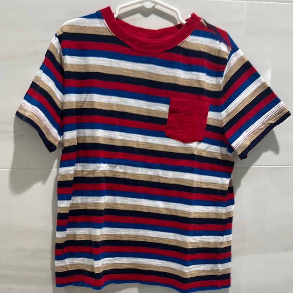 Hanna Anderson, great condition -Striped Kids T-Shirt with Pocket
